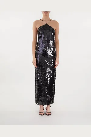 ROTATE Nunniii Sequins Dress Svart 34