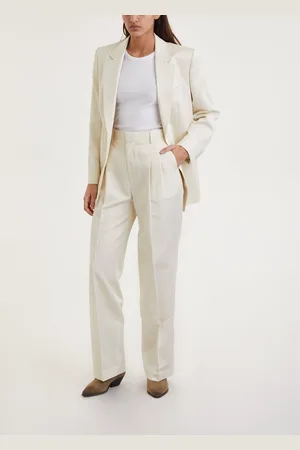 Filippa K Trousers Pleated Pinstripe 32
