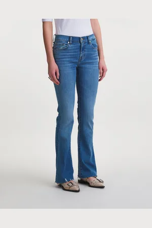 7 for all Mankind Jeans Bootcut Tailorless Diary Distressed Hem 25