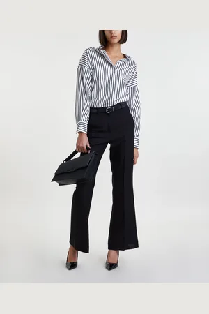Teurn Studios Trousers Flared Tailored Svart 34