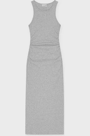 Ganni Dress Soft Cotton Rib XS