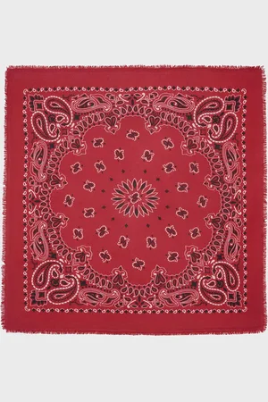 KUJTEN Hachiko Cashmere Bandana Scarf ONESIZE