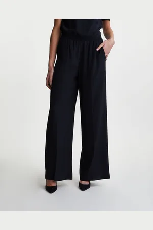 Joseph Pants Hulin Crepe De soie Svart 34