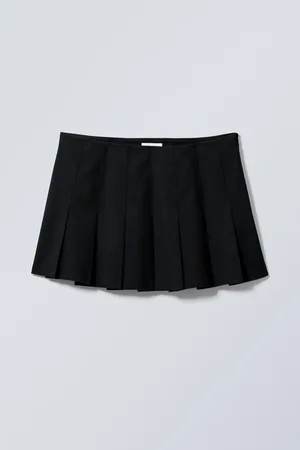 Weekday Short Pleated Mini Skirt