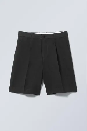 Weekday Loose Linen Suit Shorts