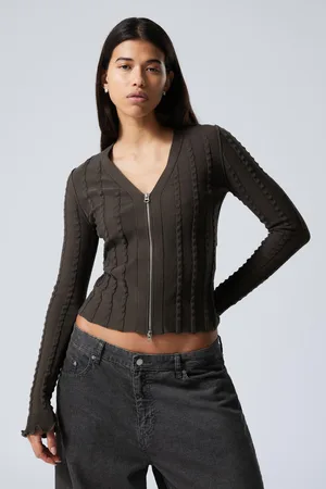 Weekday Structured Zip-Cardigan