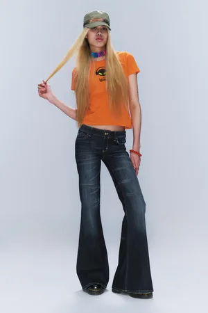 Cheap Monday Flare Low Waist Flared Skinny Jeans
