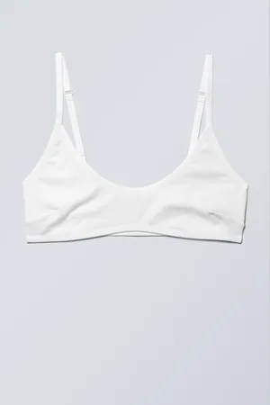 Weekday Inez Scooped Cotton Bralette
