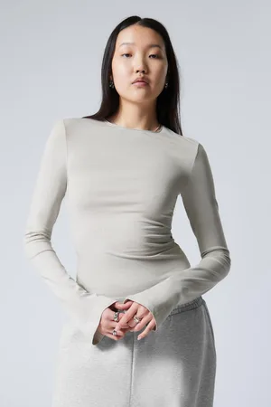 Weekday Long Sleeve Cotton Top