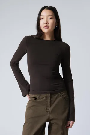 Weekday Long Sleeve Cotton Top