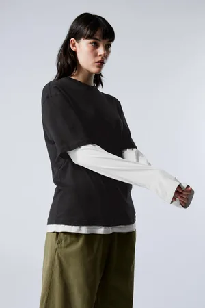 Weekday Double-Layered Long-Sleeved T-shirt