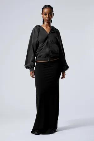 Weekday Mid Rise Slim Fit Maxi Skirt