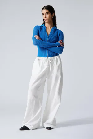 Weekday Loose Fit Low Waist Washed Trousers