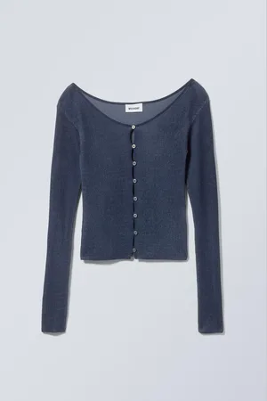 Weekday Tight Jacquard Knit Cardigan