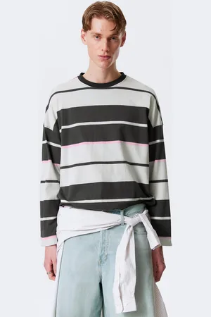 Weekday Square Long-Sleeved Cotton T-shirt