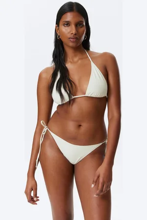 Weekday Structured Strappy Tie Bikini Bottoms