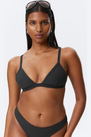 Weekday Ribbed V-neck Bikini Top