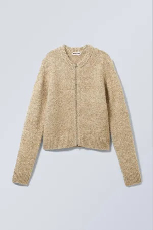 Weekday Slim Knitted Zip Cardigan