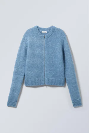 Weekday Slim Knitted Zip Cardigan