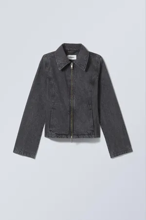 Weekday Distressed Twill Jacket