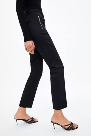 Zara Dame Bukser - Smal bukse med glidelås
